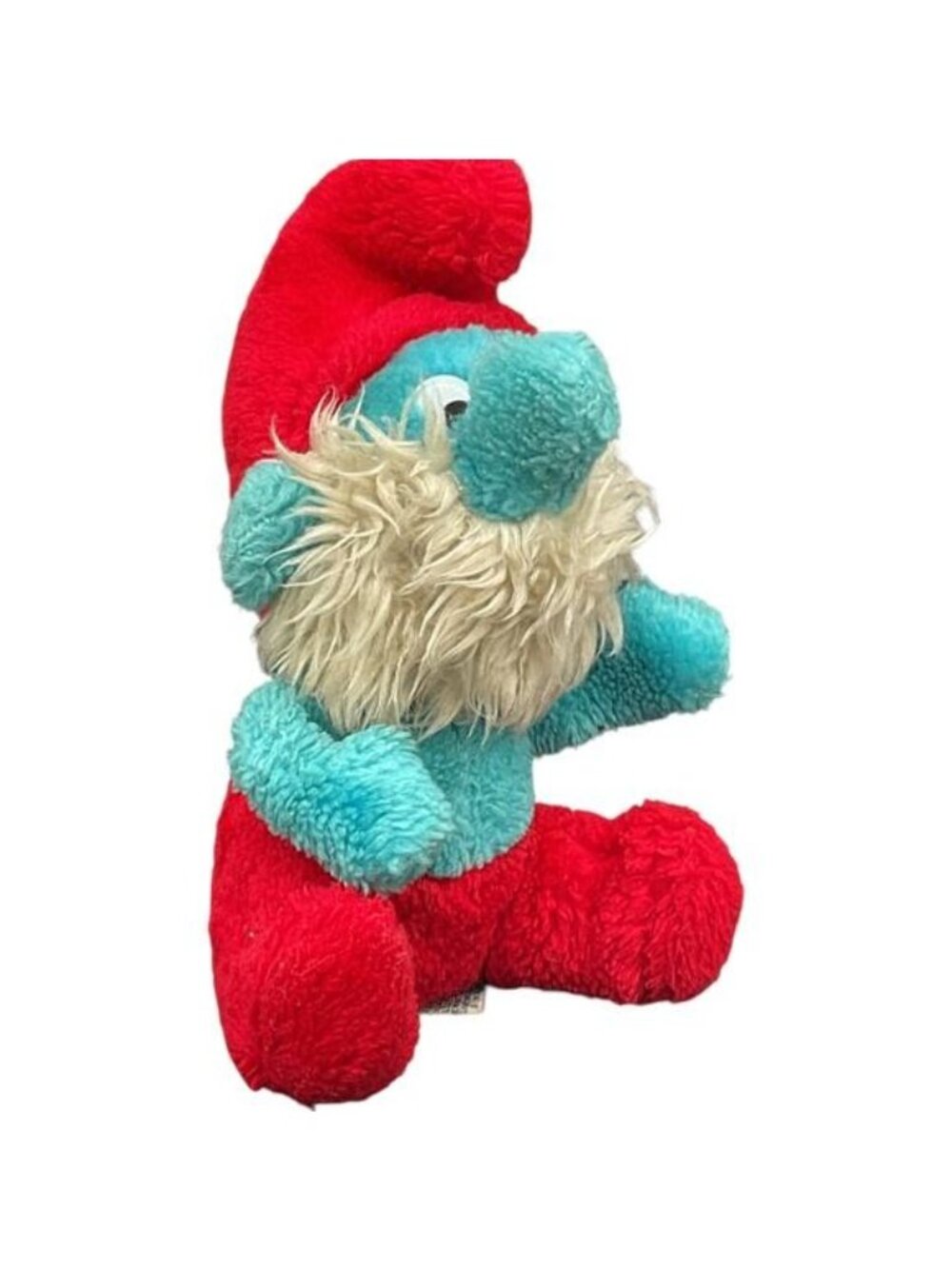 VTG 1981 Papa Smurf Plush Peyo Wallace Berrie 80s Retro Kidcore Cottagecore 8"